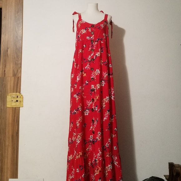 Isabel Maternity Floral Dress - Picture 1 of 9